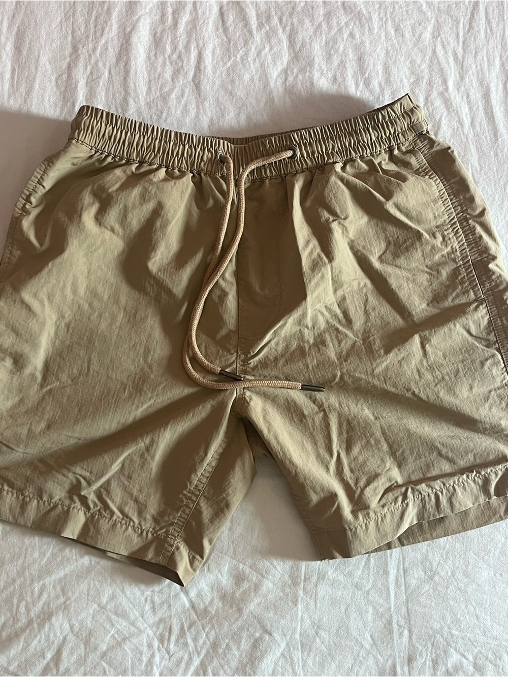 Men's Madewell Casual Nylon Drawstring Shorts - 6 inseam